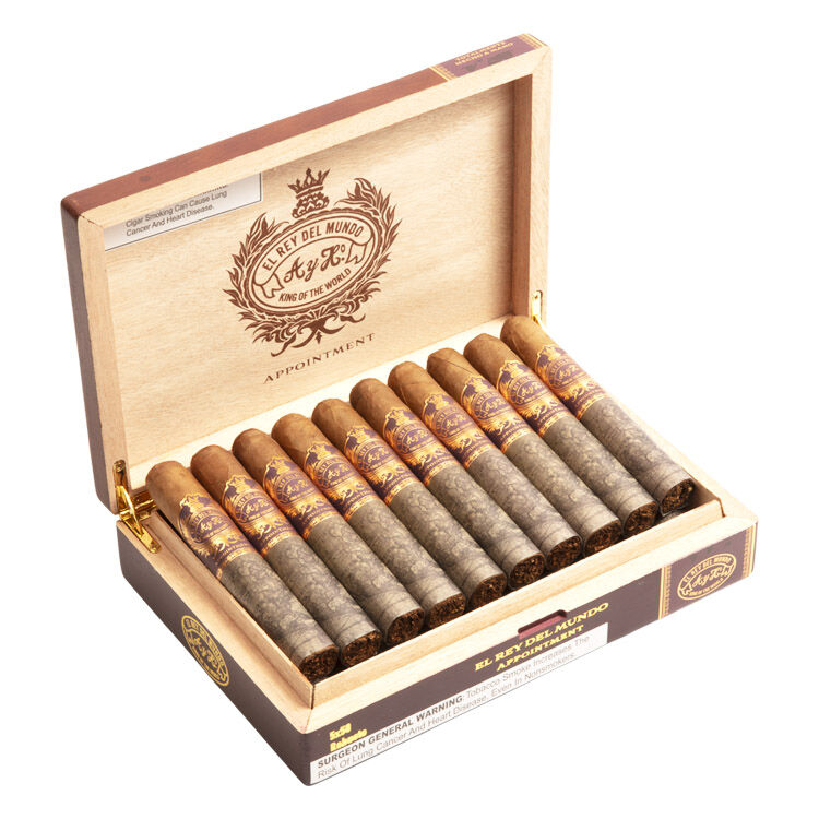 El Rey del Mundo Appointment Robusto Cameroon Box of 20 | JR Cigars